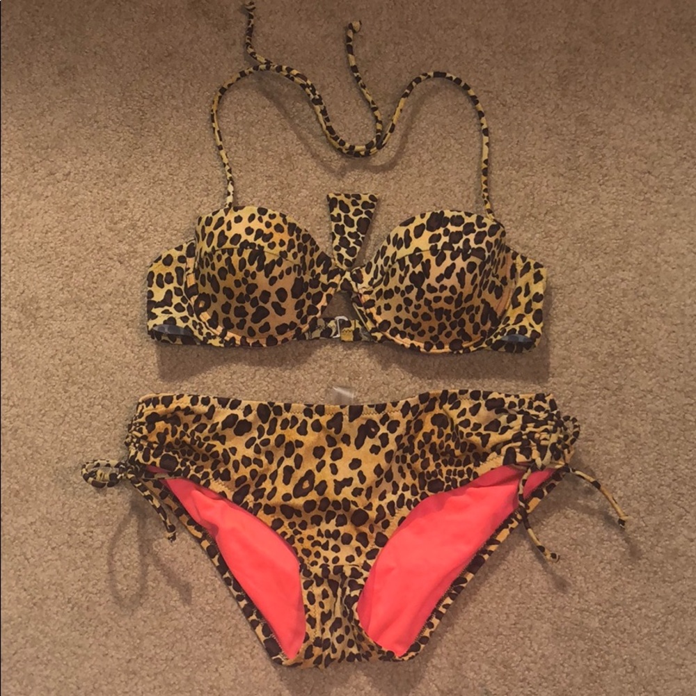 Victoria’s Secret Leopard Two-Piece Bikini